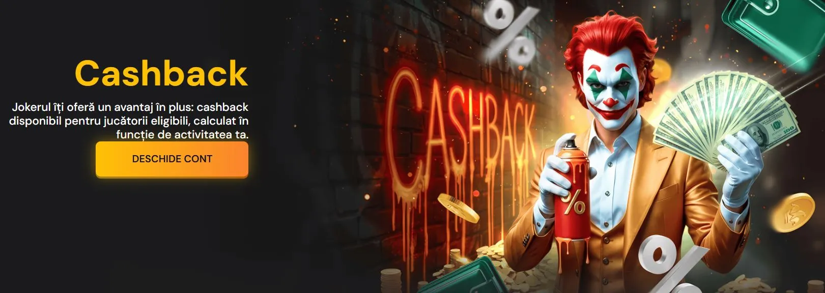 top cazinouri online din România Bonusul de cashback